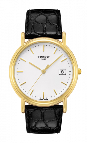 Carson Quartz 33.7 Yellow Gold / White / Strap