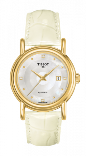 Carson Automatic 29.7 Yellow Gold / MOP / Strap