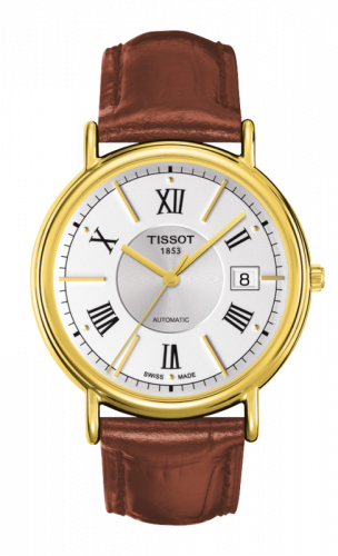 Carson Automatic 40 Yellow Gold / Silver / Strap