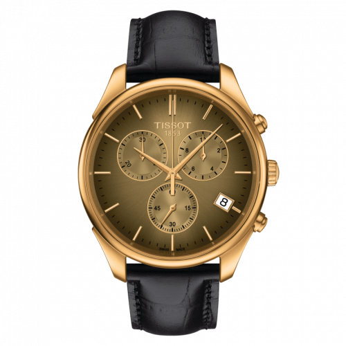 Vintage Chronograph 18k Gold / Brown