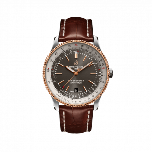 Navitimer Automatic 41 Automatic Stainless Steel / Rose Gold / Grey / Croco / Pin