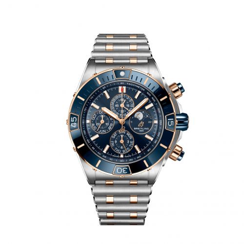 Super Chronomat 1461 Days 44 Stainless Steel / Red Gold / Blue / Rouleaux
