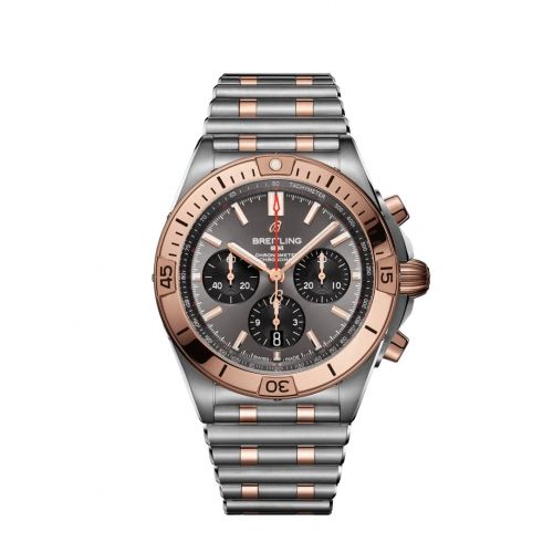 Chronomat B01 42 Stainless Steel / Red Gold / Anthracite  / Rouleaux