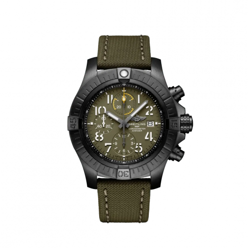 Avenger Chronograph 45 Night Mission / Green / Military / Pin