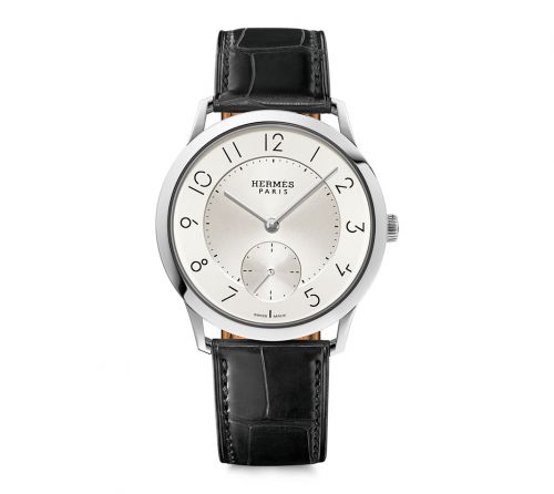 Slim d'Hermès GM Stainless Steel / Silver