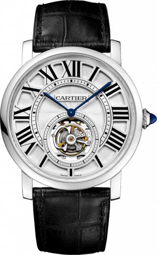 Rotonde de Cartier Flying Tourbillon White Gold / Silver
