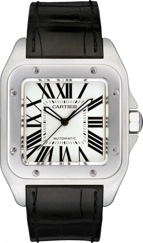 Santos 100 41.3  Stainless Steel / Silver