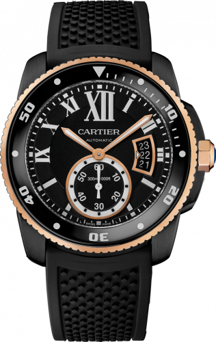 Calibre de Cartier Diver Carbon / Pink Gold