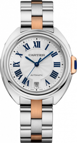 Clé de Cartier 35 Stainless Steel /Pink Gold / Silver / Bracelet