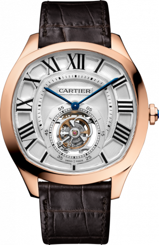 Drive de Cartier Flying Tourbillon Pink Gold / Silver