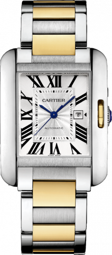 Tank Anglaise 29.8 Stainless Steel / Yellow Gold / Silver / Bracelet