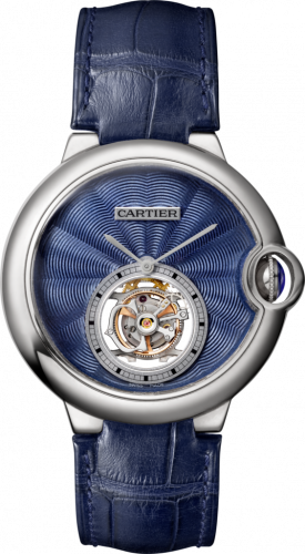 Ballon Blue de Cartier 39 Flying Tourbillon White Gold / Blue Enamel