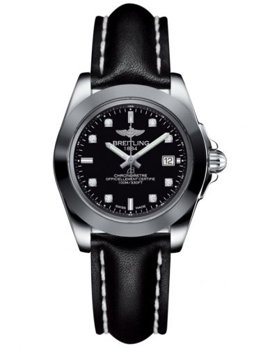 Galactic 32 Sleek Edition Stainless Steel / Trophy Black Diamond / Calf