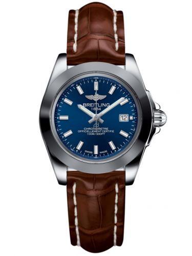 Galactic 32 Sleek Edition Stainless Steel / Horizon Blue / Croco