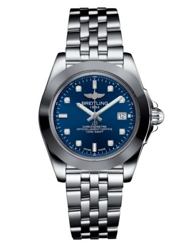 Galactic 32 Sleek Edition Stainless Steel / Horizon Blue Diamond / Bracelet