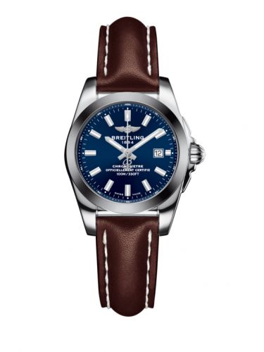 Galactic 29 Stainless Steel / Horizon Blue / Calf