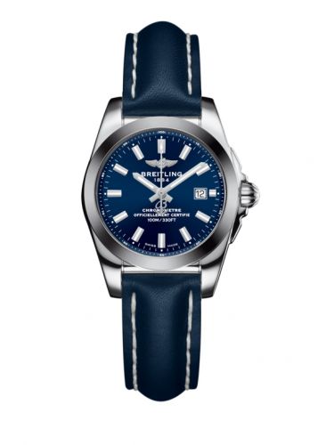 Galactic 29 Stainless Steel / Horizon Blue / Calf
