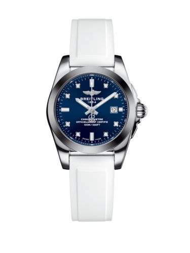 Galactic 29 Stainless Steel / Horizon Blue Diamond / Rubber