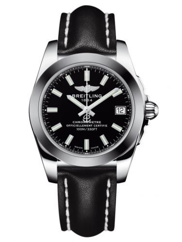 Galactic 36 Stainless Steel / SleekT / Trophy Black / Calf