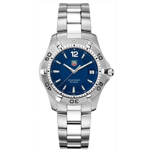 Aquaracer 300M Quartz 38.4 Stainless Steel / Blue / Bracelet