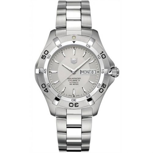 Aquaracer 300M Calibre 5 Day-Date 41 Stainless Steel / Silver / Bracelet
