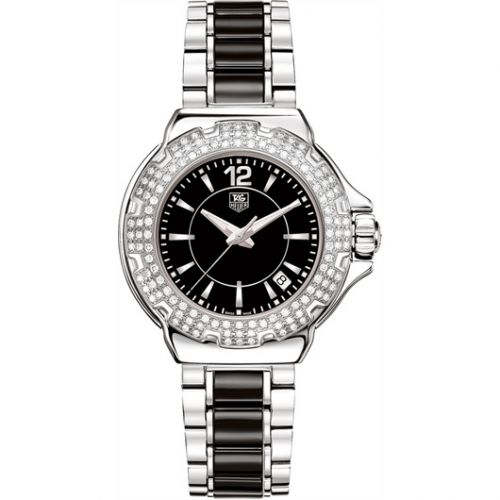 Formula 1 Quartz 37 Stainless Steel / Diamond / Black / Bracelet
