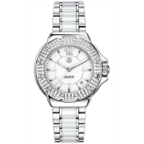 Formula 1 Quartz 37 Stainless Steel / Diamond / White / Bracelet