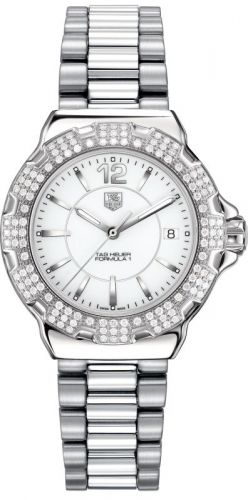 Formula 1 Quartz 37 Stainless Steel / Diamond / White / Bracelet