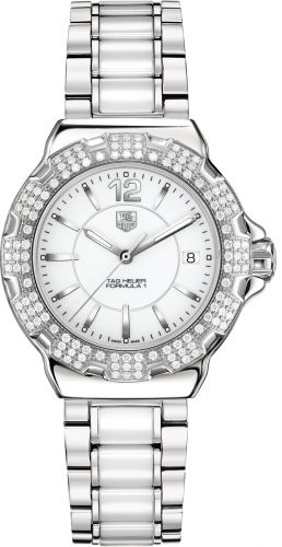 Formula 1 Quartz 37 Stainless Steel / Diamond / White / Bracelet