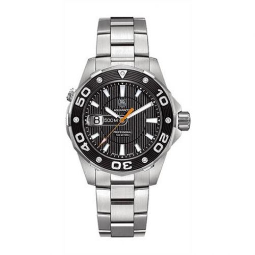 Aquaracer 500M Quartz 43 Stainless Steel / Black / Bracelet