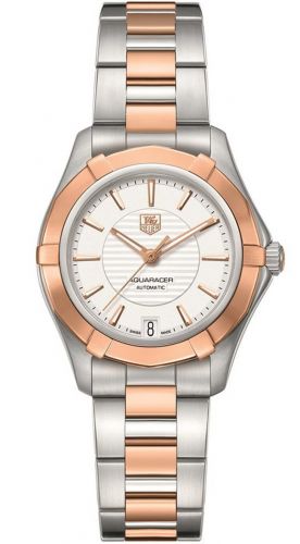 Aquaracer 200M Calibre 5 34 Stainless Steel / Rose Gold / Silver / Bracelet