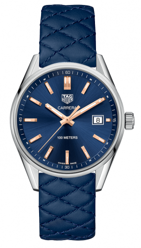 Carrera Quartz 39 Stainless Steel / Blue