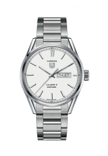 Carrera Calibre 5 Day Date Stainless Steel / Silver / Bracelet
