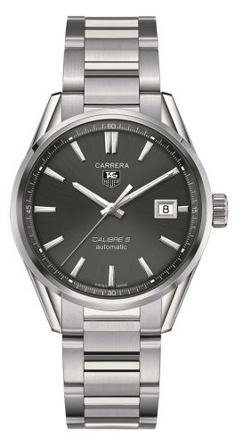 Carrera Calibre 5 39 Stainless Steel / Grey / Bracelet