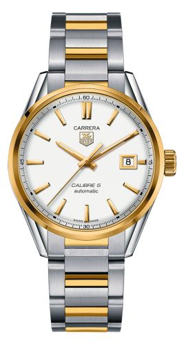 Carrera Calibre 5 39 Stainless Steel / Yellow Gold / Silver / Bracelet