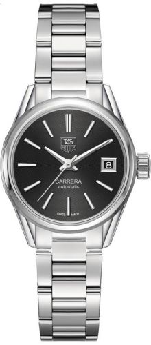 Carrera Calibre 9 28 Stainless Steel / Black / Bracelet