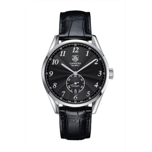 Carrera Calibre 6 39 Heritage Stainless Steel / Black / Alligator