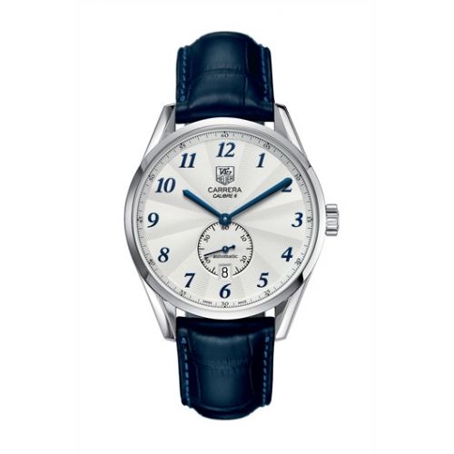 Carrera Calibre 6 39 Heritage Stainless Steel / Silver / Alligator