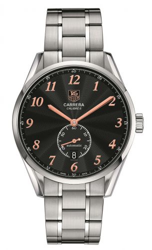Carrera Calibre 6 39 Heritage Stainless Steel / Black / Bracelet