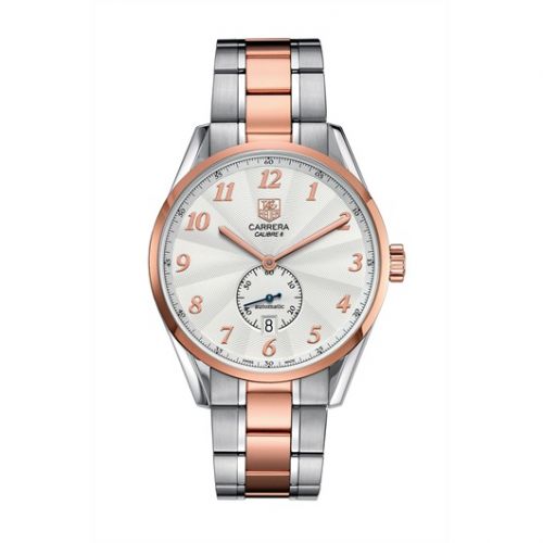 Carrera Calibre 6 39 Heritage Stainless Steel / Rose Gold / Silver / Bracelet