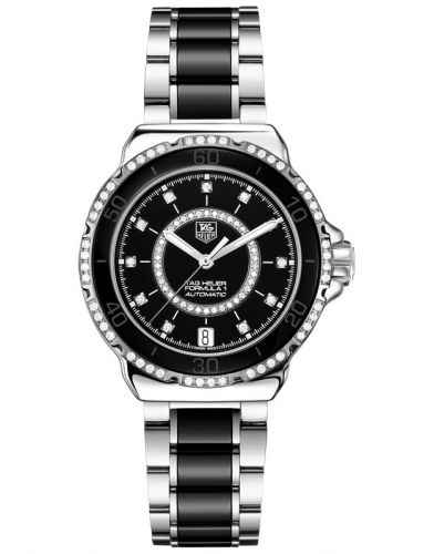 Formula 1 Calibre 5 37 Stainless Steel / Diamond / Black - Diamond / Bracelet