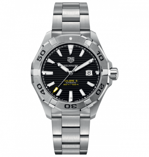 Aquaracer 300M Calibre 5 41 Stainless Steel / Black / Steel