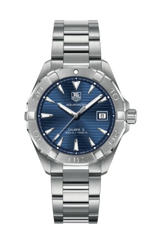 Aquaracer 300M Calibre 5 41 Stainless Steel / Blue / Bracelet