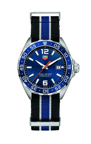 Formula 1 Quartz 43 Stainless Steel / Blue / NATO