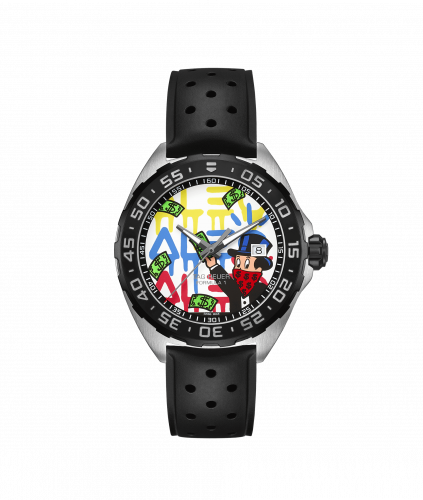 Formula 1 Quartz 41 Stainless Steel / Alec Monopoly / Rubber