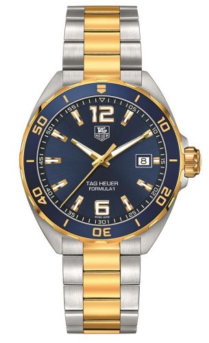 Formula 1 Quartz 41 Stainless Steel / Yellow Gold / Blue / Bracelet