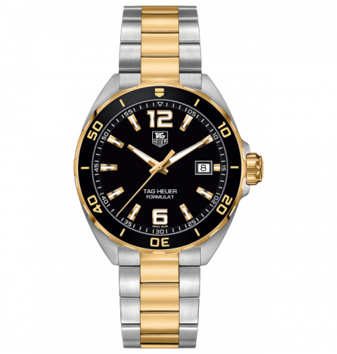 Formula 1 Quartz 41 Stainless Steel / Yellow Gold / Black / Bracelet