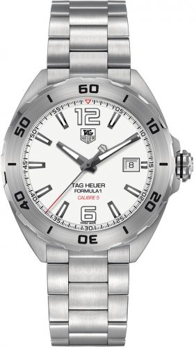 Formula 1 Calibre 5 41 Stainless Steel / White / Bracelet