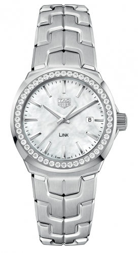 Link Quartz 32mm Stainless Steel / Diamond / MOP