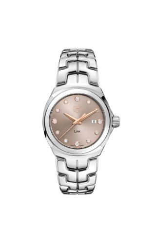 Link Quartz 32mm Stainless Steel / Beige
